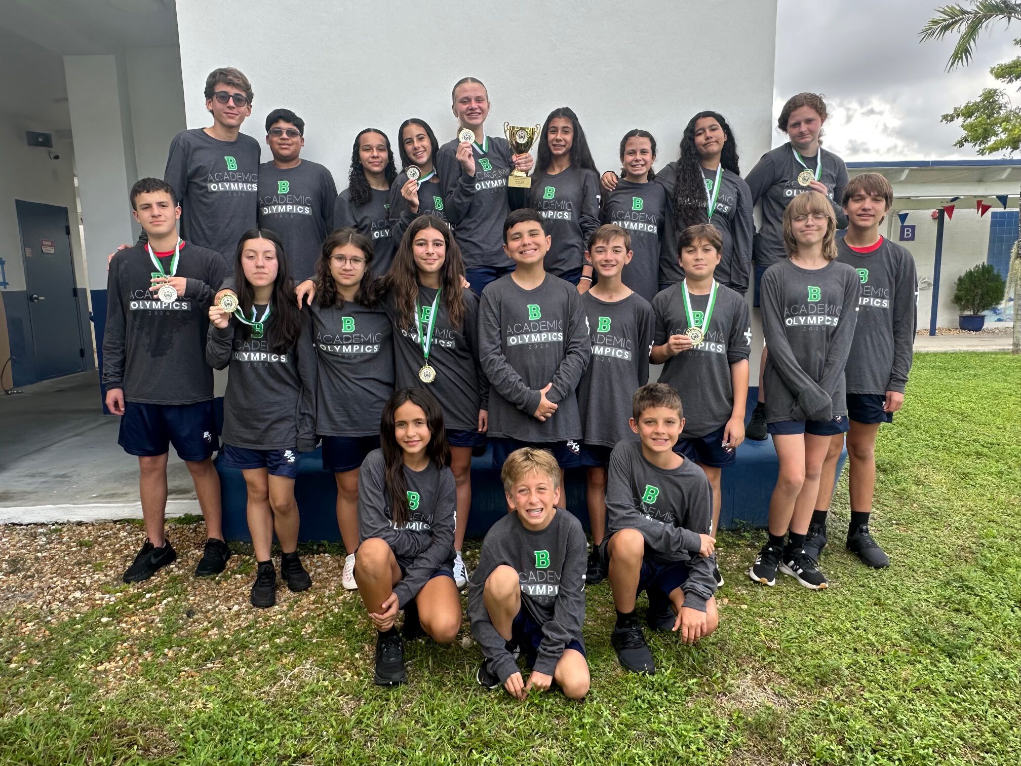 Cougars Bring Home 10 Medals and the Bronze from St. Brendan Academic Olympics!